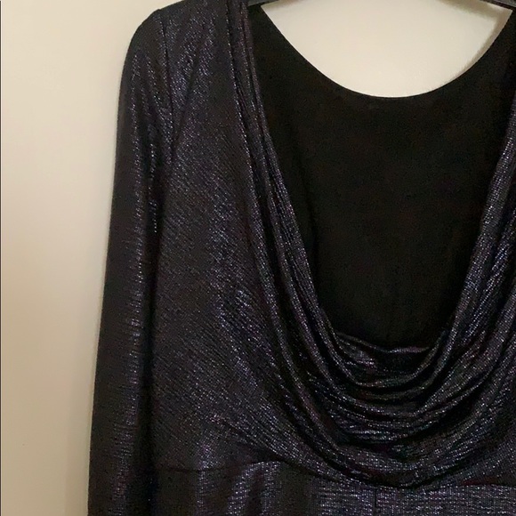 Nightway Metallic Flounce Dress - Picture 5 of 6